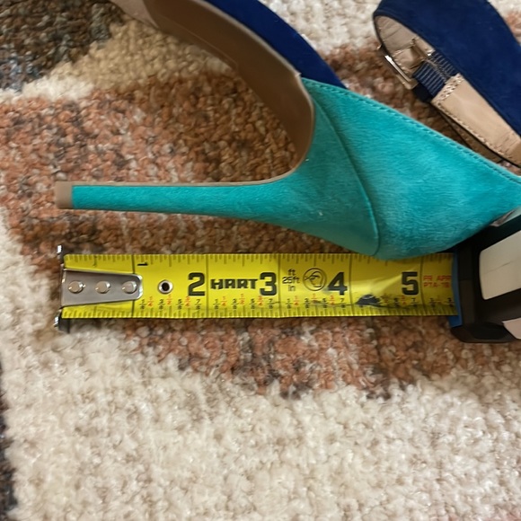 Steven by Steve Madden two tone ankle strap heels - Picture 3 of 8